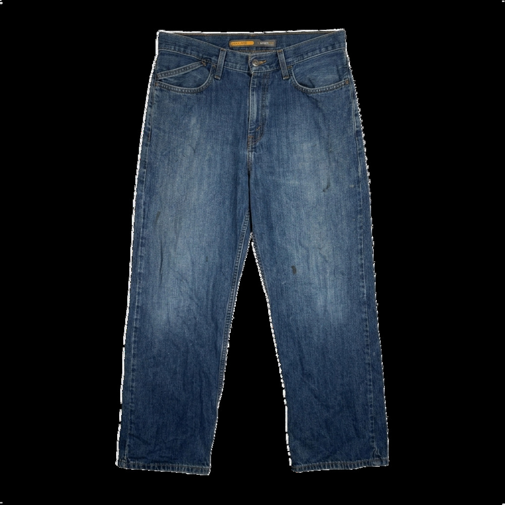 The DISTRESSED Vintage Y2K Levi's Silvertab Low Loose Dark Wash Jeans